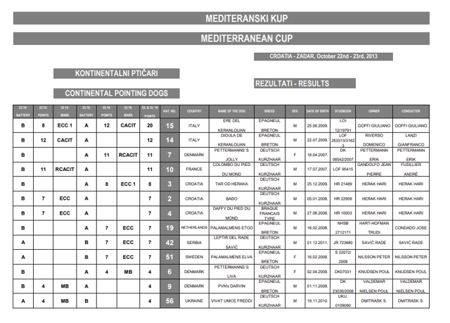 Mediterrainen Cup 2013