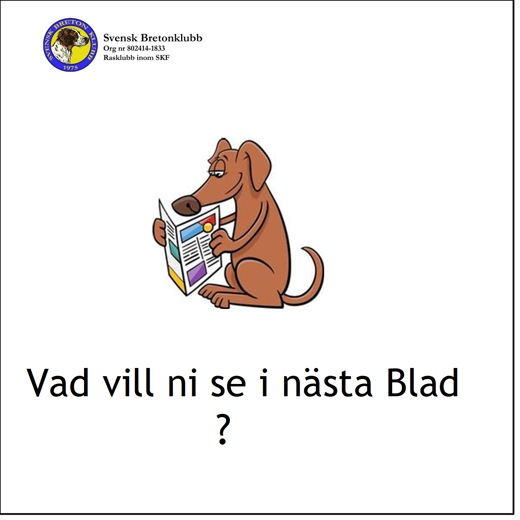 Hund Läser Bretonblad